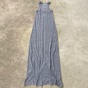 Spiritual Gangster Gray Racerback Maxi Dress M/L